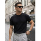 Vyriški juodi marškinėliai Comfort Vienspalviai marškinėliai