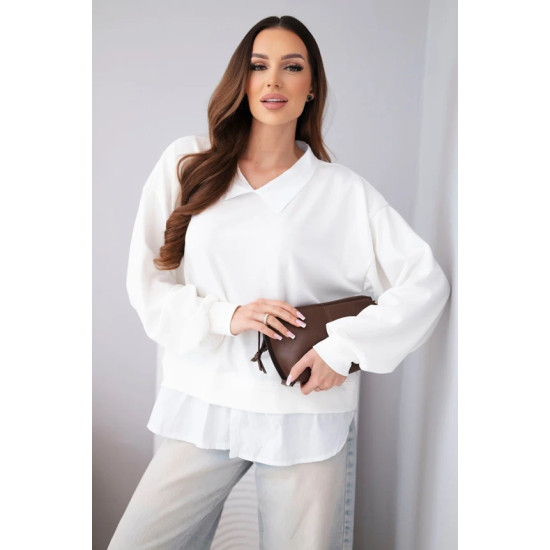 Moteriška balta palaidinė Liucy