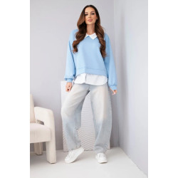 Naiste helesinine pluus Liucy