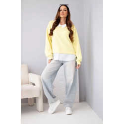 Naiste kollane pluus Liucy