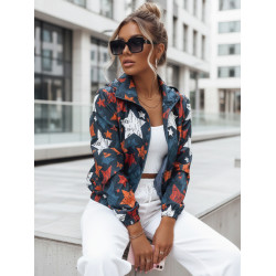 Niebieska kurtka bomberka damska Alesa