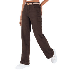 Sieviešu tumši brūni džinsi Active