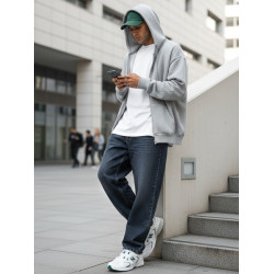 Vyriški tamsiai mėlyni džinsai Akon