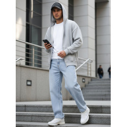 Vyriški šviesiai mėlyni džinsai Akon