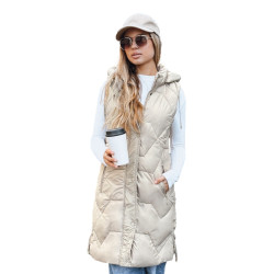 Sieviešu garā brūnā veste Lucy