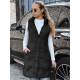Moteriška ilga juoda liemenė Lucy