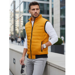 Miesten tikattu keltainen liivi Lider