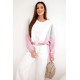 Moteriškas dviejų spalvų laisvalaikio komplektas su tamsiai rožiniu intarpu Gabi Moteriški komplektai