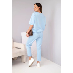 Sieviešu gaiši zils komplekts Elite