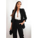 Elegantiškas moteriškas juodos spalvos komplektas Silva 23835