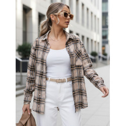 Moteriški rusvi languoti marškiniai Monit