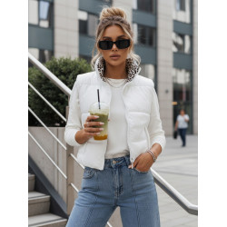 Naiste valge pööratav vest Puff