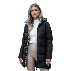 Naiste pööratav must jakk Brezi