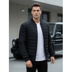 Vyriška dygsniuota juoda striukė Minti