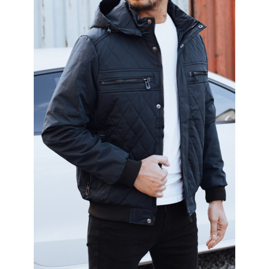 Vyriška tamsiai mėlyna striukė Kuder Žieminės striukės