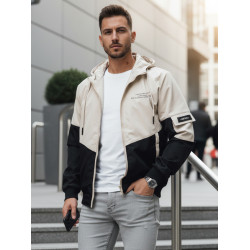 Men's brownish jacket Mask