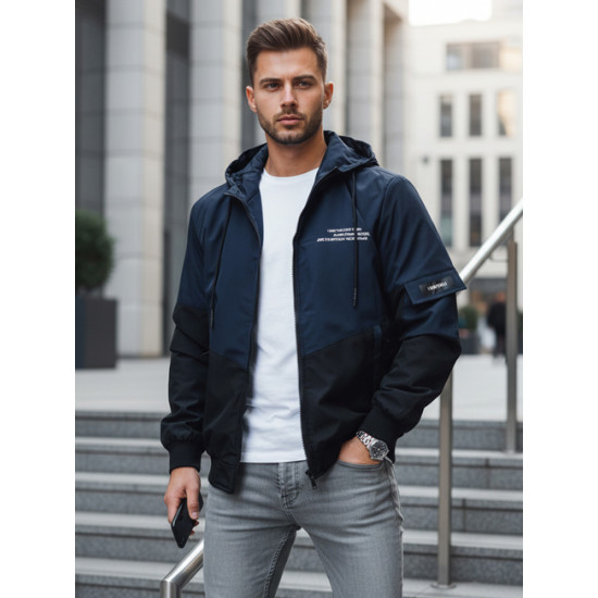 Vyriška tamsiai mėlynos spalvos striukė Mask Rudeninės / Pavasarinės