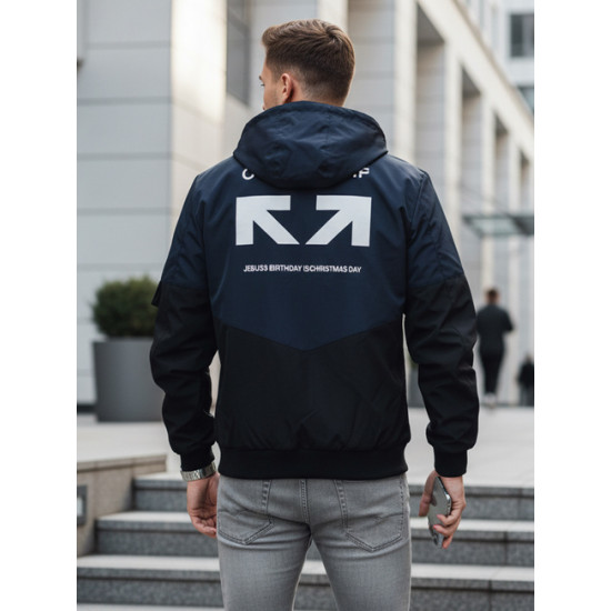 Vyriška tamsiai mėlynos spalvos striukė Mask Rudeninės / Pavasarinės