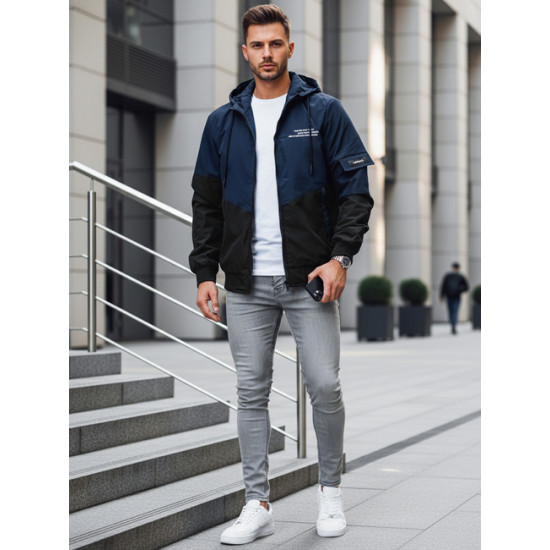 Vyriška tamsiai mėlynos spalvos striukė Mask Rudeninės / Pavasarinės