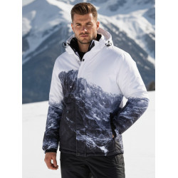 Vyriška tamsiai mėlyna slidinėjimo striukė Mount