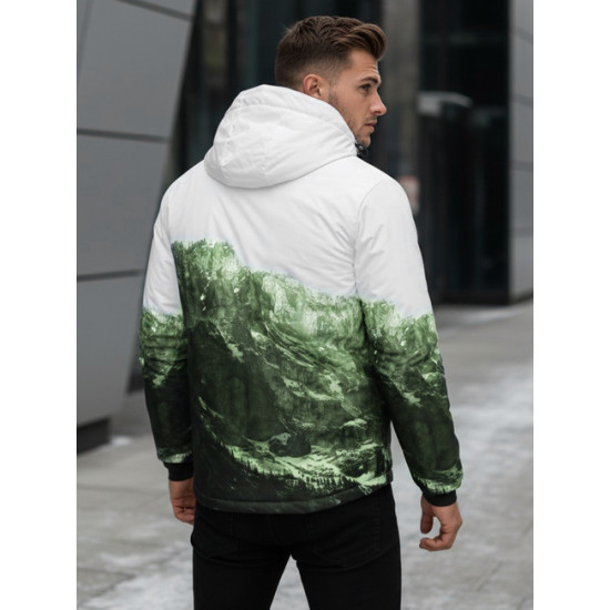 Vyriška žalia slidinėjimo striukė Mount