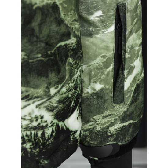 Vyriška žalia slidinėjimo striukė Mount