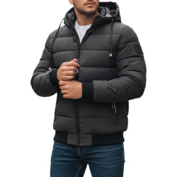 Men's dark grey winter jacket Jupiter