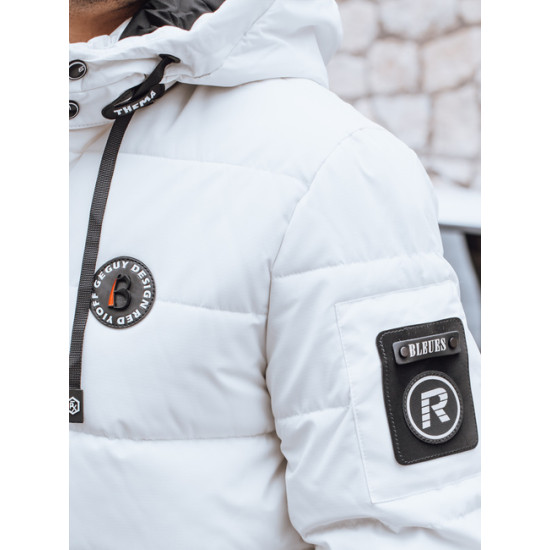 Vyriška balta žieminė striukė Ross