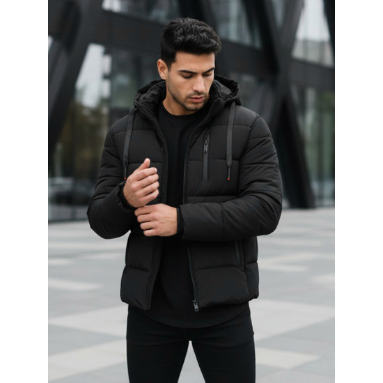 Vyriška juoda žieminė striukė Polar