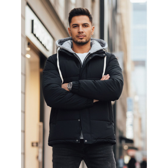 Vyriška tamsiai mėlyna žieminė striukė Blaze