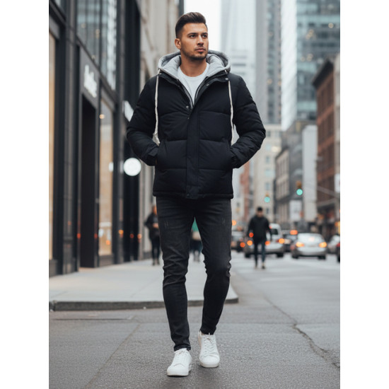 Vyriška tamsiai mėlyna žieminė striukė Blaze