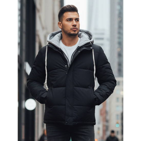 Vyriška tamsiai mėlyna žieminė striukė Blaze