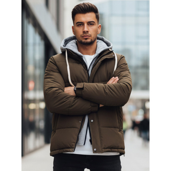 Vyriška tamsiai ruda žieminė striukė Blaze