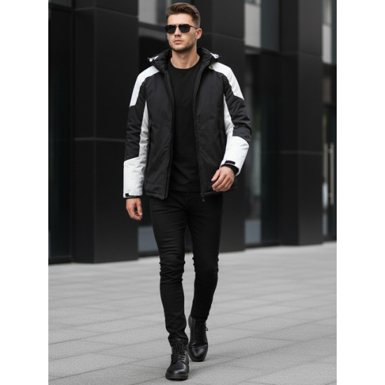 Vyriška juoda slidinėjimo striukė Royal