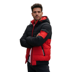 Men's black/red winter jacket Oscar