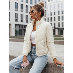 Damska przejściowa biała kurtka Elin