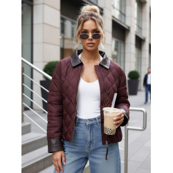 Bordowa kurtka damska Santi