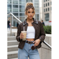 Brązowa kurtka damska Santi