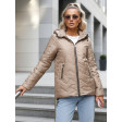 Women's quilted brown jacket Almi
