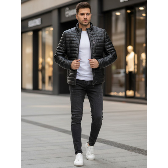 Miesten musta talvitakki Gentelman