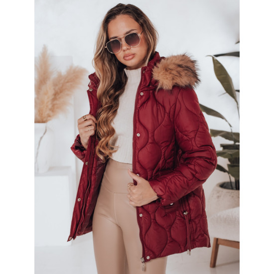 Moteriška bordo žieminė striukė Lumor