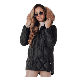 Naiste must talvejope pruuni karusnahaga Lumor