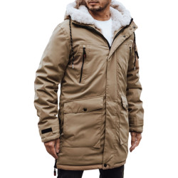 Men's brown winter jacket Space
