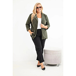 Damska marynarka w kolorze khaki marki Velvet