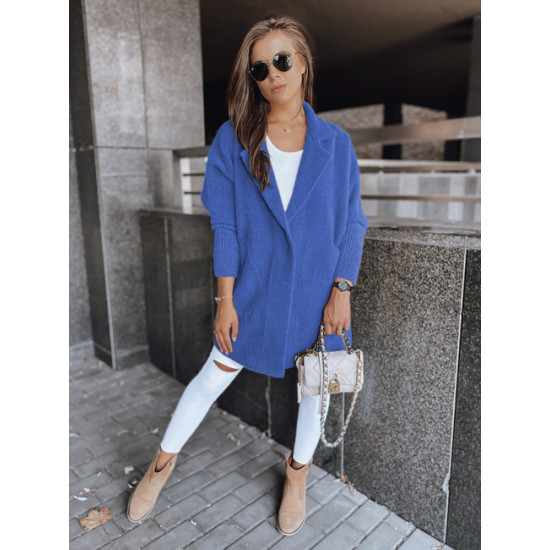 Niebieski płaszcz damski Rita Kurtki damskie