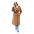 Women's brown winter coat Gino