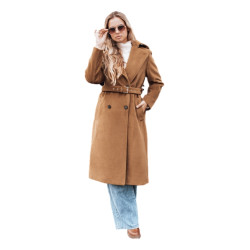 Women's brown winter coat Gino