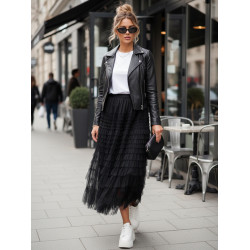 Moteriškas juodas sijonas Pastella