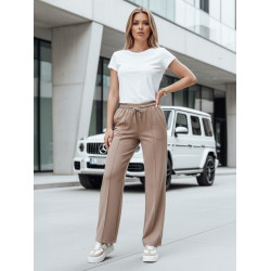 Damskie brązowe spodnie sportowe Dress
