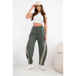 Sieviešu haki krāsas ikdienas bikses Sports
